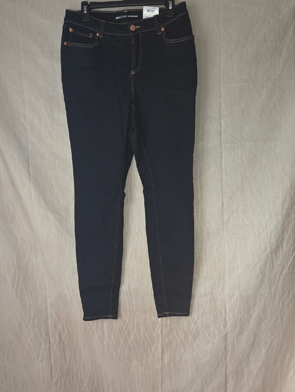 Madewell Navy Mid-Rise Skinny Jeans
